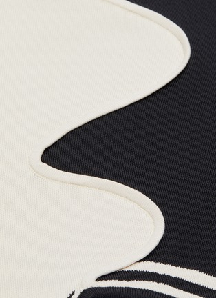  - PH5 - 'Jane' wavy stripe hem colourblock asymmetric sleeveless top