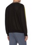 Back View - Click To Enlarge - PS PAUL SMITH - Stripe sleeve sweater