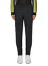 Main View - Click To Enlarge - PS PAUL SMITH - Stripe outseam check plaid wool jogging pants
