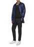 Figure View - Click To Enlarge - PS PAUL SMITH - Stripe outseam check plaid wool jogging pants