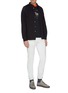 Figure View - Click To Enlarge - PS PAUL SMITH - Contrast topstitching organic cotton shirt