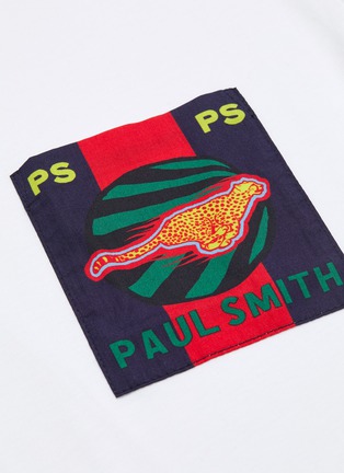  - PS PAUL SMITH - Cheetah graphic print chest pocket T-shirt