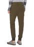 Back View - Click To Enlarge - PS PAUL SMITH - Slim fit Pima cotton cargo jogging pants