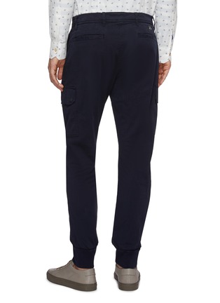 Back View - Click To Enlarge - PS PAUL SMITH - Pima cotton twill cargo jogging pants