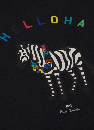  - PS PAUL SMITH - Zebra slogan print T-shirt