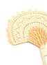 Detail View - Click To Enlarge - SENSI STUDIO - Woven toquilla straw fan