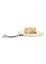 Figure View - Click To Enlarge - SENSI STUDIO - "Calado' cord tie open weave toquilla straw boater hat