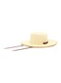 Figure View - Click To Enlarge - SENSI STUDIO - 'Hippie' frayed edge toquilla straw hat