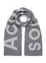 Main View - Click To Enlarge - ACNE STUDIOS - Logo jacquard wool blend scarf