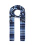 Main View - Click To Enlarge - ACNE STUDIOS - Logo check plaid wool scarf