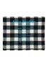 Detail View - Click To Enlarge - ACNE STUDIOS - Logo print gingham check wool scarf
