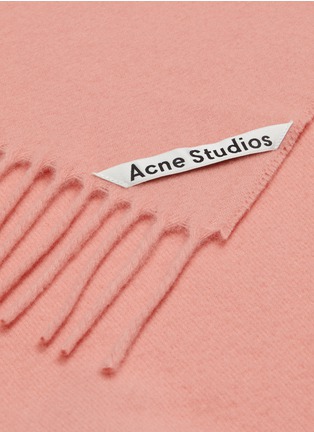 Detail View - Click To Enlarge - ACNE STUDIOS - Logo patch scarf