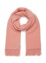 Main View - Click To Enlarge - ACNE STUDIOS - Logo patch scarf