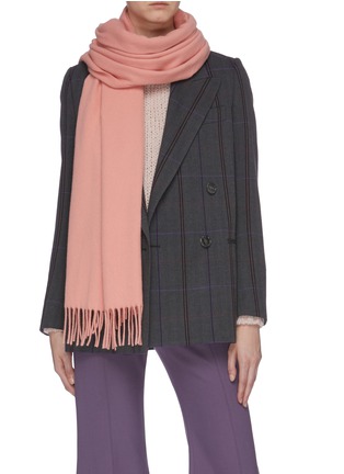 Figure View - Click To Enlarge - ACNE STUDIOS - Logo patch scarf