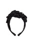 Main View - Click To Enlarge - JENNIFER BEHR - 'Triple Rosette' faille headband