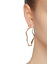 Figure View - Click To Enlarge - JOANNA LAURA CONSTANTINE - 'Feminine Waves' Swarovski crystal hoop earrings