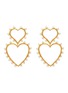 Main View - Click To Enlarge - JOANNA LAURA CONSTANTINE - 'Feminine Waves' pearl link heart drop earrings