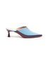 Main View - Click To Enlarge - WANDLER - 'Bente Kitten' colourblock leather mules