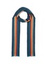 Main View - Click To Enlarge - PAUL SMITH - Stripe herringbone scarf