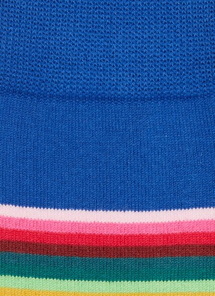 Detail View - Click To Enlarge - PAUL SMITH - Colourblock stripe socks