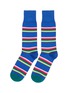 Main View - Click To Enlarge - PAUL SMITH - Colourblock stripe socks