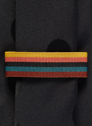 Detail View - Click To Enlarge - PAUL SMITH - Dot jacquard silk twill tie