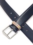 Detail View - Click To Enlarge - PAUL SMITH - Stripe strap keeper leather belt