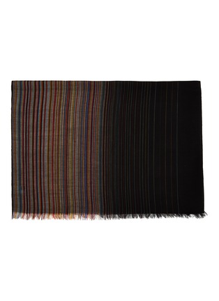 Detail View - Click To Enlarge - PAUL SMITH - 'Artist Stripe' gradient lambswool scarf