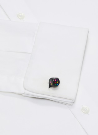 Figure View - Click To Enlarge - PAUL SMITH - Dice cufflinks