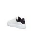  - ALEXANDER MCQUEEN - 'Oversized Sneaker' in leather with glitter collar