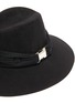 Detail View - Click To Enlarge - MAISON MICHEL - 'Kate' quick-release buckle tulle band rabbit furfelt fedora hat