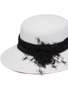 Detail View - Click To Enlarge - MAISON MICHEL - Tulle felt hat