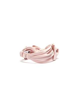 Figure View - Click To Enlarge - MAISON MICHEL - 'Betty' bow satin headband