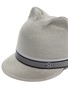 Detail View - Click To Enlarge - MAISON MICHEL - 'Jamie' straw cat ear cap