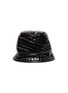 Figure View - Click To Enlarge - MAISON MICHEL - 'Souna' quilted patent bucket hat