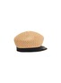 Figure View - Click To Enlarge - MAISON MICHEL - 'Abby' woven straw newsboy cap