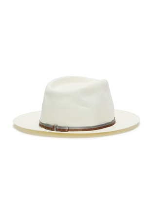 Figure View - Click To Enlarge - MAISON MICHEL - 'André' straw fedora hat
