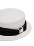 Detail View - Click To Enlarge - MAISON MICHEL - 'Auguste' quick-release buckle tulle band rabbit furfelt cantonier hat