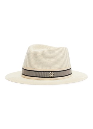 Main View - Click To Enlarge - MAISON MICHEL - 'André' faux straw trilby hat