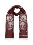 Main View - Click To Enlarge - ALEXANDER MCQUEEN - Scarab wool scarf