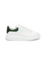 Main View - Click To Enlarge - ALEXANDER MCQUEEN - 'Oversized Sneaker' in leather with python embossed collar