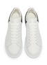 Detail View - Click To Enlarge - ALEXANDER MCQUEEN - 'Oversized Sneaker' in leather with flame stud collar