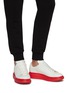 Figure View - Click To Enlarge - ALEXANDER MCQUEEN - 'Oversized Sneaker' in leather with contrast outsole