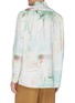 Back View - Click To Enlarge - ACNE STUDIOS - Face patch map print oversized shirt