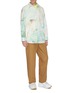 Figure View - Click To Enlarge - ACNE STUDIOS - Face patch map print oversized shirt