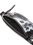 Detail View - Click To Enlarge - ALEXANDER MCQUEEN - Torn skull print leather bum bag