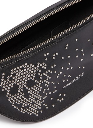 Detail View - Click To Enlarge - ALEXANDER MCQUEEN - Skull stud leather bum bag