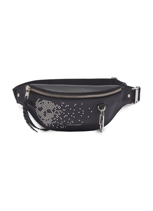 Main View - Click To Enlarge - ALEXANDER MCQUEEN - Skull stud leather bum bag