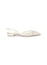 Main View - Click To Enlarge - RENÉ CAOVILLA - Embellished graphic velvet flock print mesh slingback flats