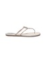 Main View - Click To Enlarge - RENÉ CAOVILLA - Faux pearl strass satin thong sandals